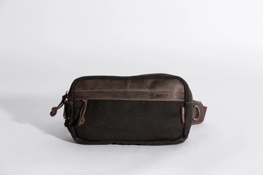 JOOBRAN CHESTER FANNY BAG - BLACK