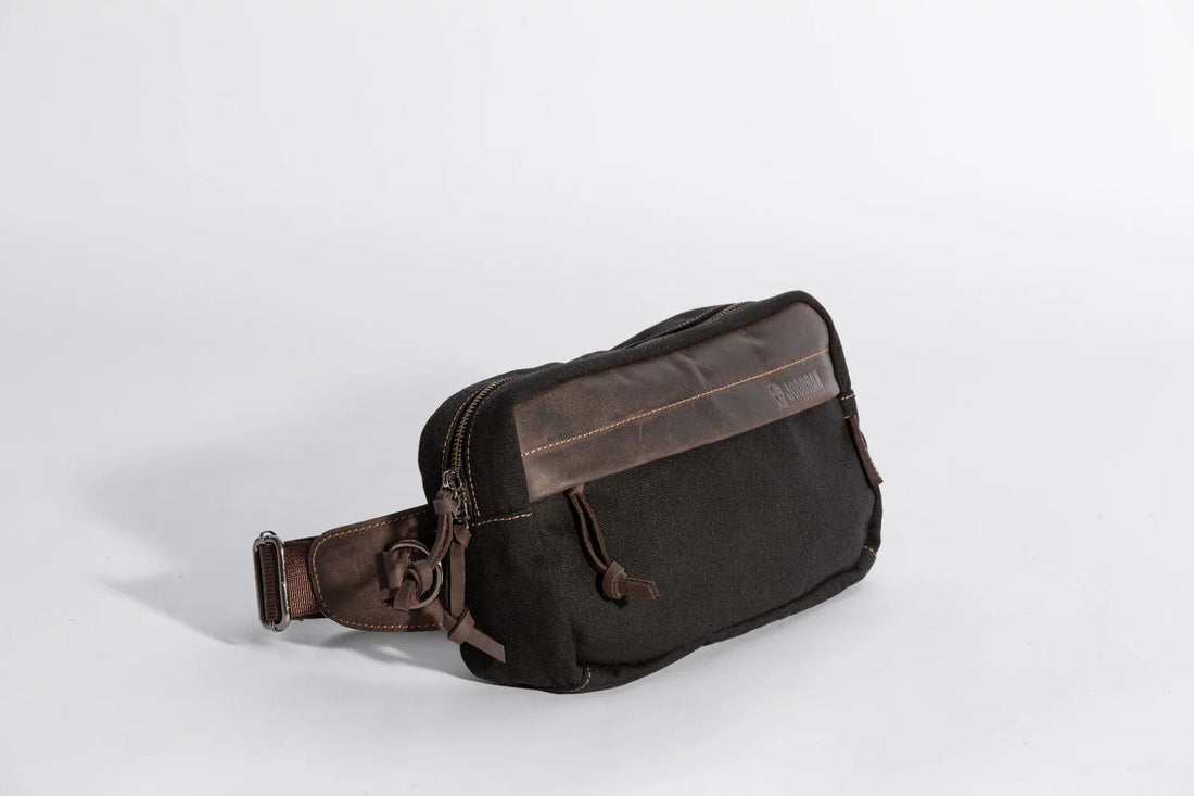 JOOBRAN CHESTER FANNY BAG - BLACK