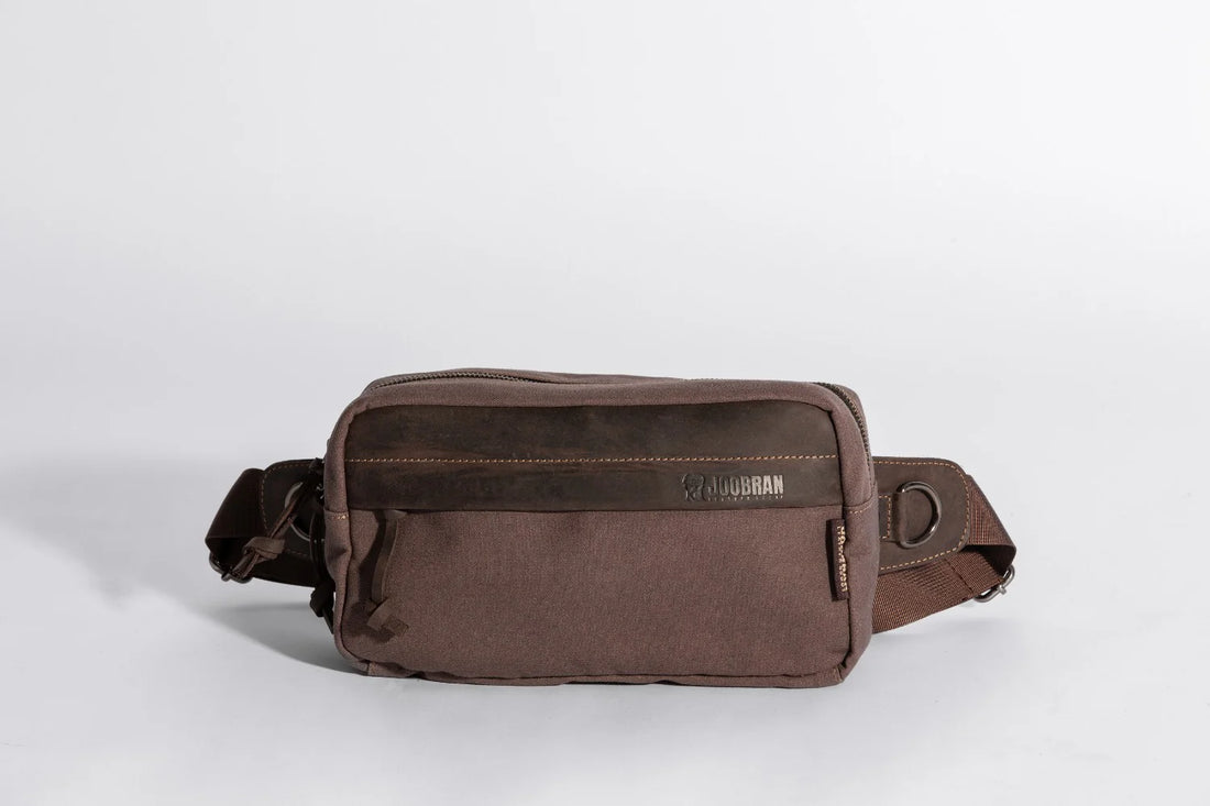 JOOBRAN CHESTER FANNY BAG - LIGHT BROWN