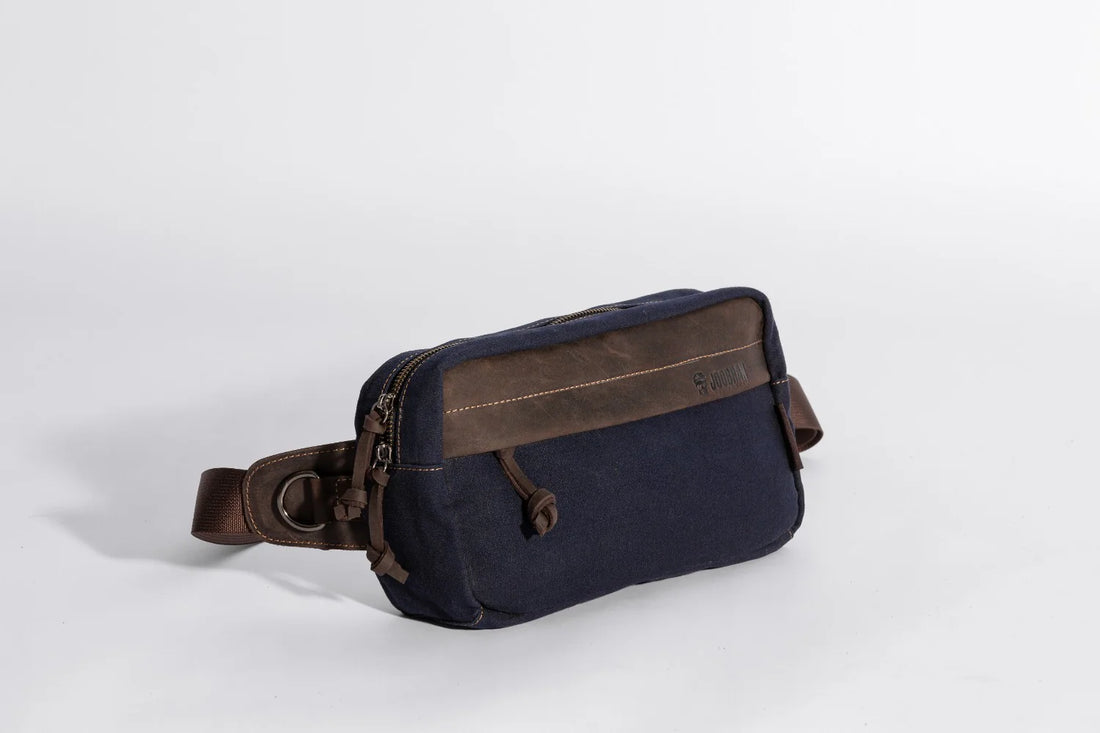JOOBRAN CHESTER FANNY BAG - NAVY BLUE