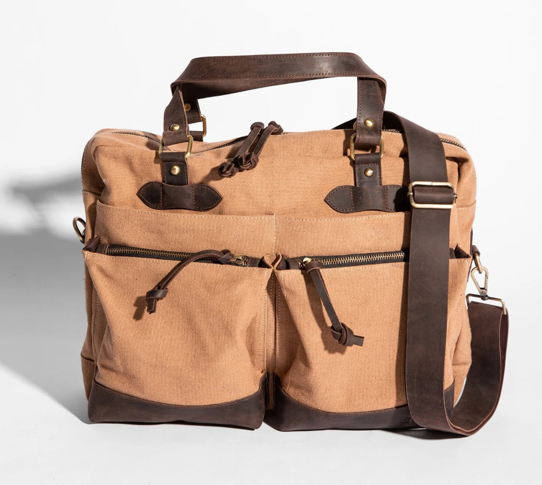 JOOBRAN CHARLIE MESSENGER BAG - TAN