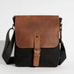 JOOBRAN SHOULDER SATCHEL BAG - BLACK & HAVAN