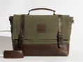 JOOBRAN VINTAGE WORK SATCHEL - ARMY