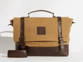 JOOBRAN VINTAGE WORK SATCHEL - TAN