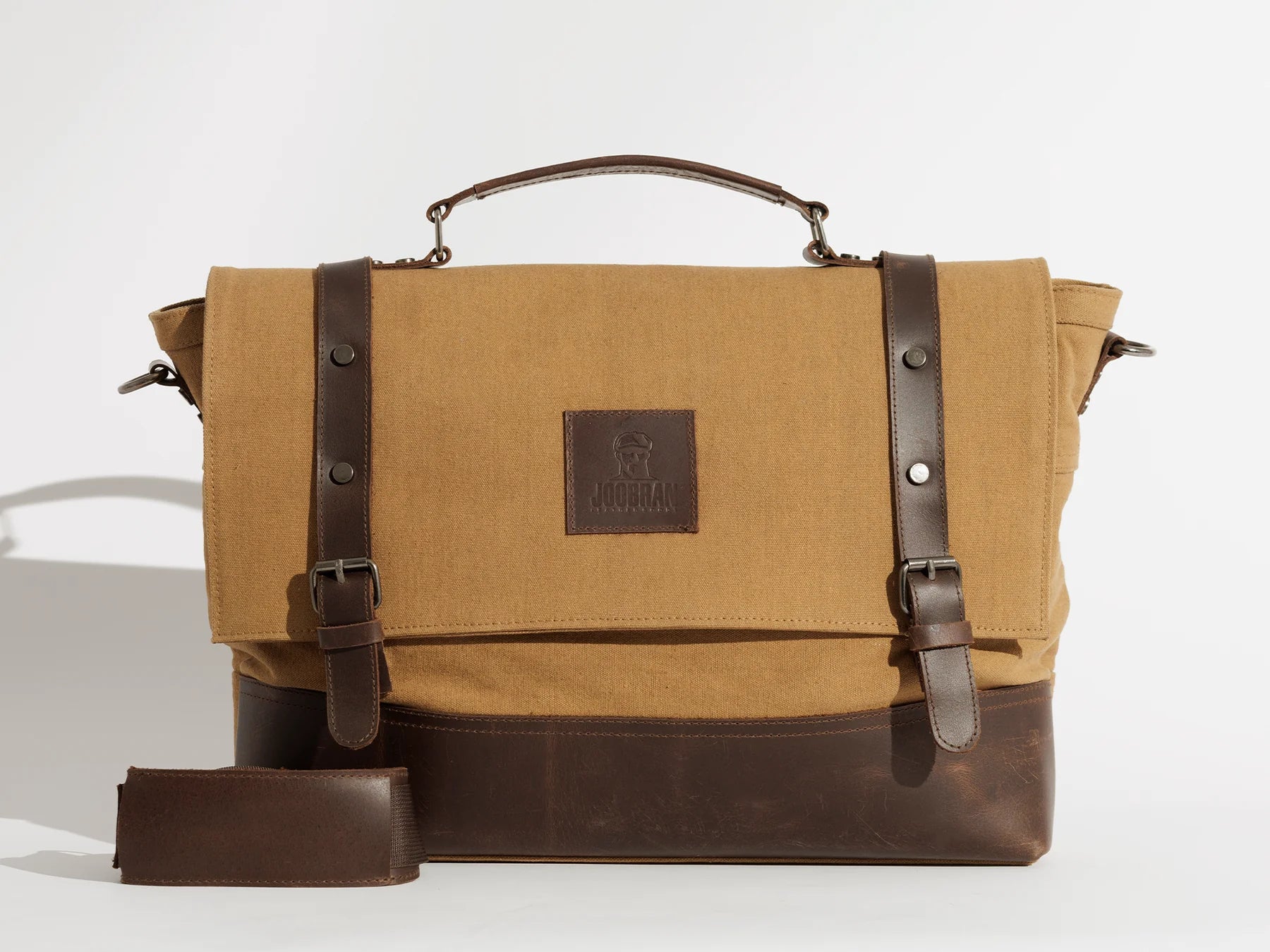 JOOBRAN VINTAGE WORK SATCHEL - TAN