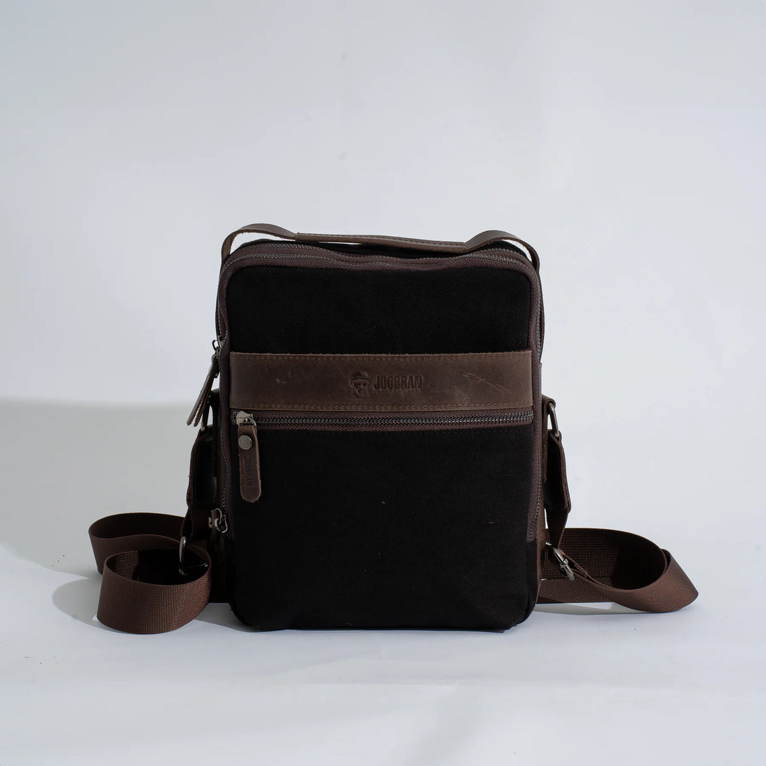 JOOBRAN MULTI-POCKET SHOULDER BAG - BLACK