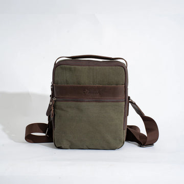 JOOBRAN MULTI-POCKET SHOULDER BAG - ARMY