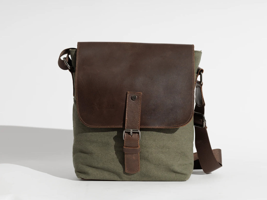 JOOBRAN SHOULDER SATCHEL BAG - ARMY