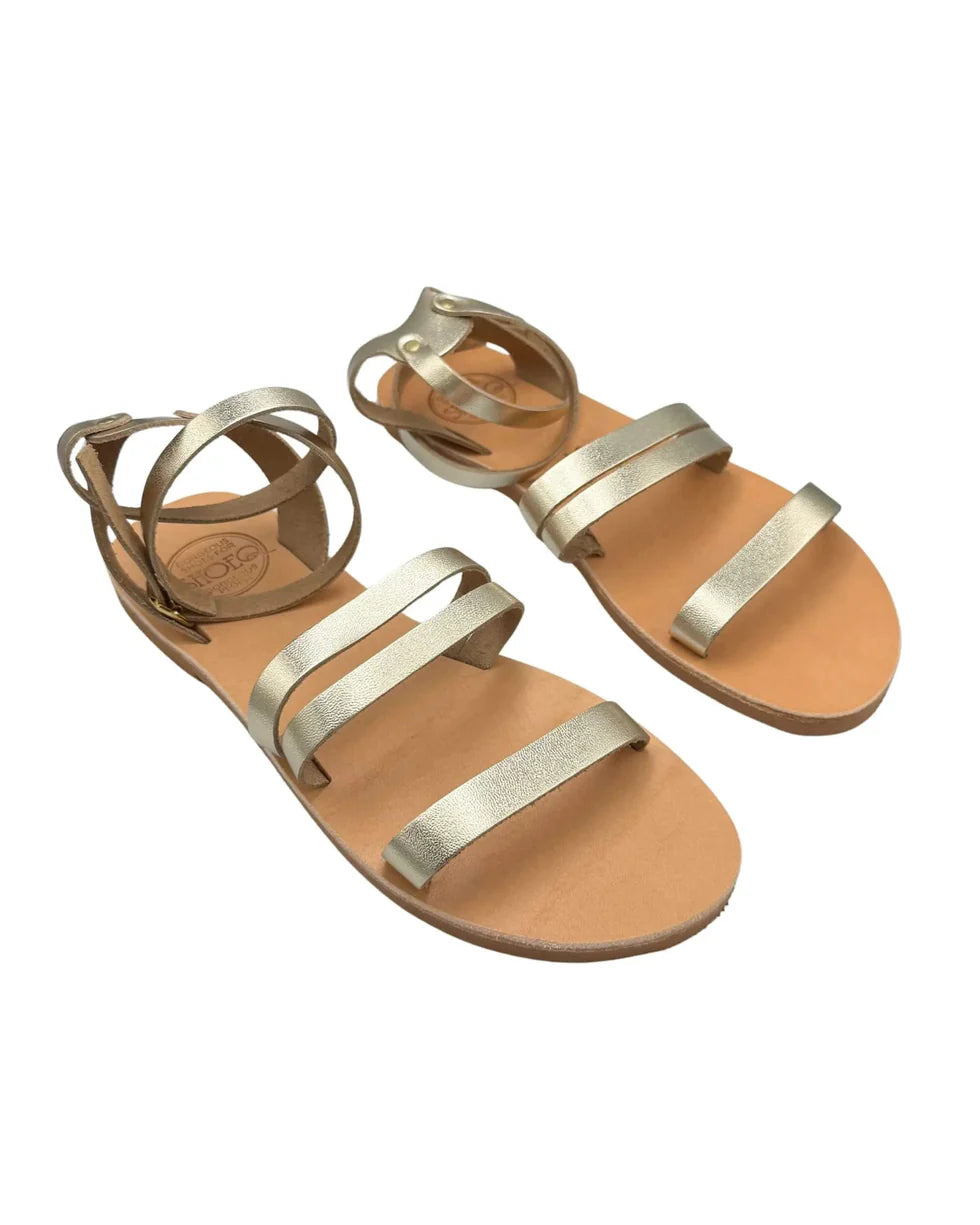 Gia sandal in champagne