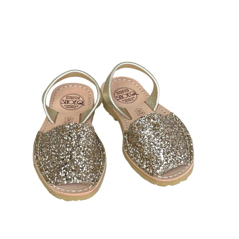 classic avarca champagne glitter