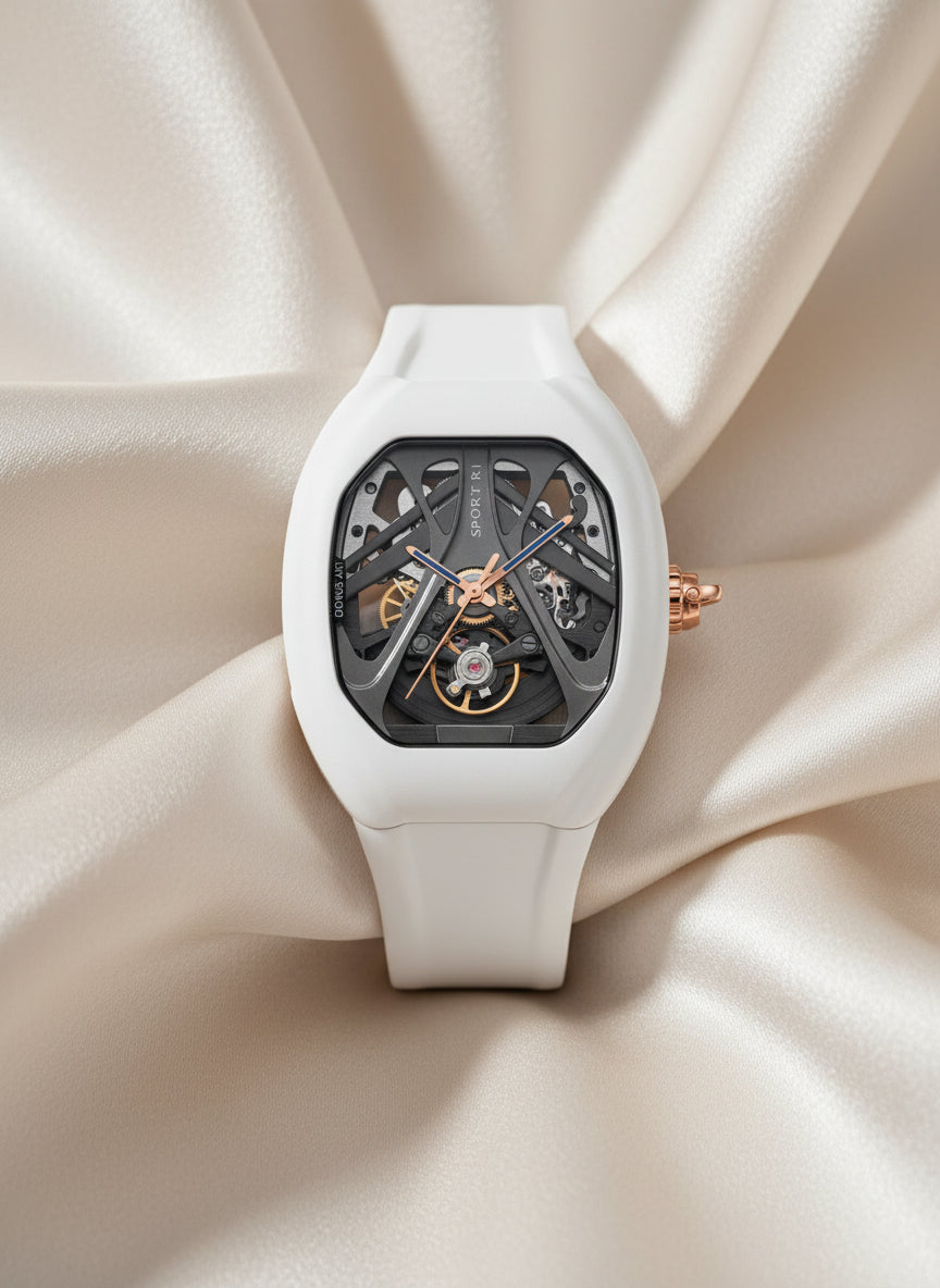 Cronus Art Sport R1 white skeleton silicone