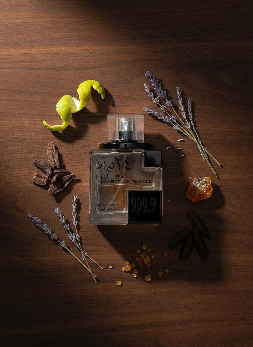 24 CARAT PURE WHITE GOLD By Lattafa EDP 100 Ml
